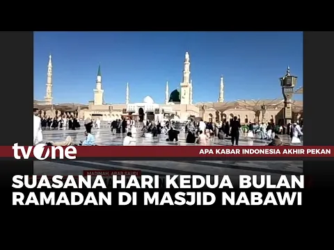 Hari Ke-2 Ramadan di Tanah Suci, Masjid Nabawi Dipadati Jemaah