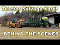 Behind the Scenes at a Tractor Salvage Yard