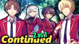 ayanokoji vs nagumo classroom of the elite y2 volume 4