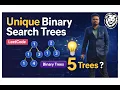 Unique Binary Search Trees LeetCode Explained Catalan Number DP Approach