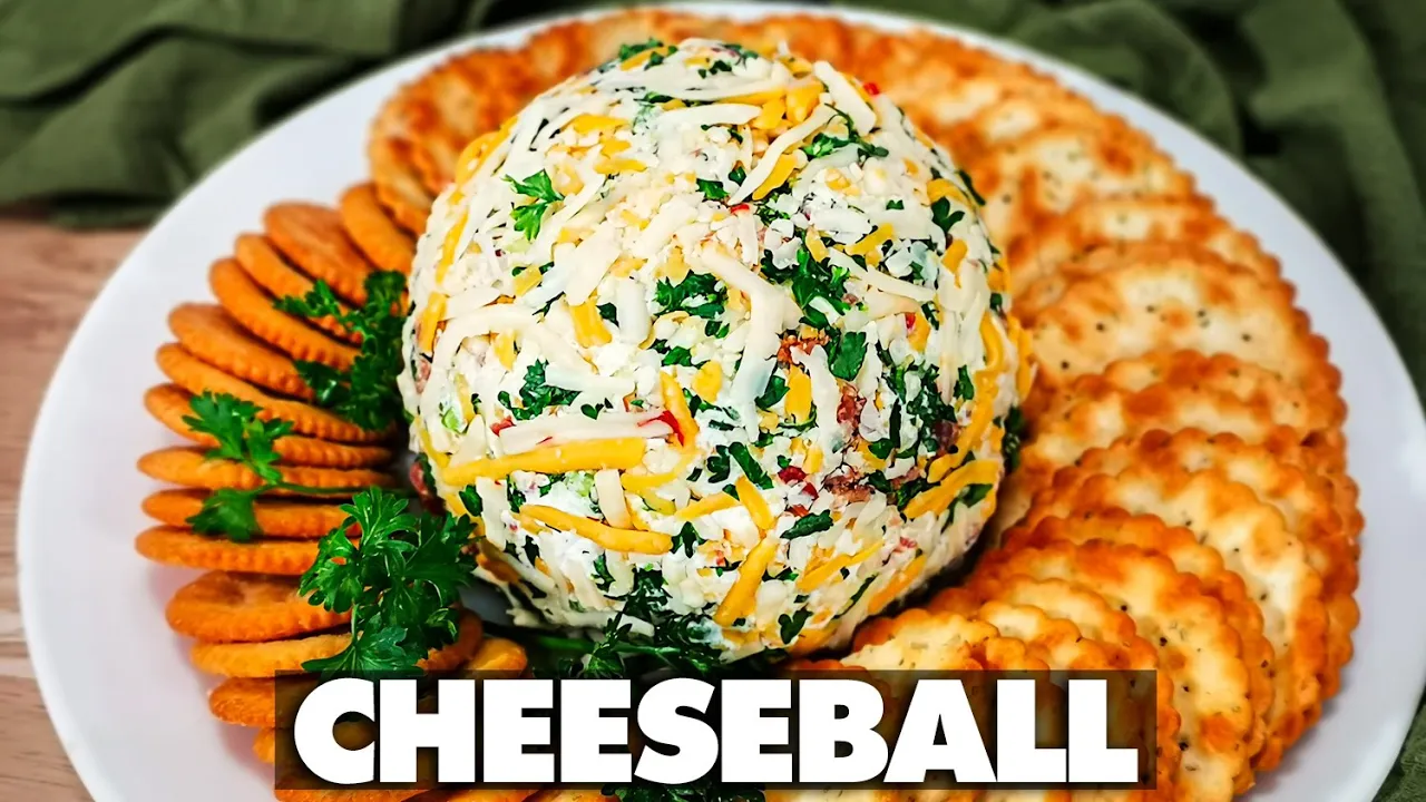 Betty demonstrates how to make a Green Onion and Bacon Cheese Ball. Green onion and bacon make a goo. 
