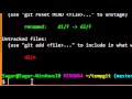 How to rename a directory in git