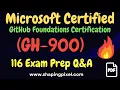 GH-900 GitHub Foundations Certification Exam Practice Question and Answers