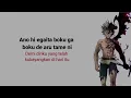 Download Lagu Black Clover  Opening Season 1 [Kankaku Piero - Haruka Mirai] Lirik \u0026 Terjemahan