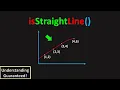 Can You Detect a Straight Line LeetCode 1232 Check if it is a Straight Line