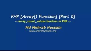 Module 05 array - count