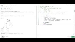 Meta Interview Question - Diameter of Binary Tree