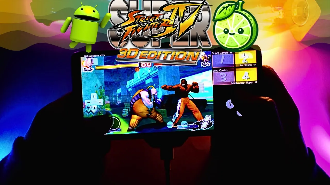 Super Street Fighter IV (4): 3D Edition - Android Gameplay - Lime3DS Emulator