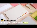 Unique Binders from Japan Maruman Binders Loose Leaf Papers Lineup