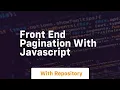 front end pagination with javascript