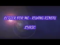 Download Lagu LETTER FOR ME - RUANG RINDU - (Lyric music)