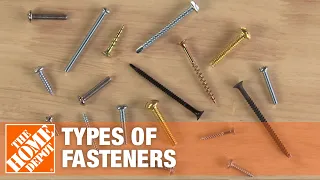 Types of Fasteners The Home Depot