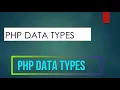 PHP Data Types Explained with Examples All PHP Data Types for Beginners PHP Tutorial 2024