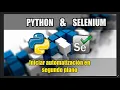 Cap 3 Curso Python con Selenium Selenium en segundo plano