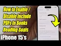 iPhone Pro Max How to Include PDFs In Books Reading Goals