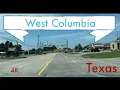 4K West Columbia TX - 1st Congress of The Republic of TX Was Convened Here