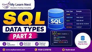 SQL for Beginners Data Types Part 2 Hands-on SQL Tutorial