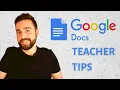 Google Docs Teacher Tips 5 Tips for Teachers
