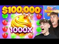 Download Lagu WE SPENT $100,000 ON SWEET BONANZA 1000! (1000X BOMB)