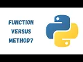 36 - Difference Between Functions and Methods