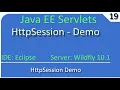 HttpSession Attributes Part 2 Demo JavaEE Wildfly Servlet Tutorial