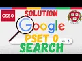 PROJECT 0 SEARCH SOLUTION CS50 WEB