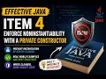 Effective Java Item 4 Prevent Utility Class Instantiation