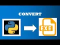 CONVERT py TO exe FILE----MAKE YOUR APPLICATION DISTRIBUTABLE