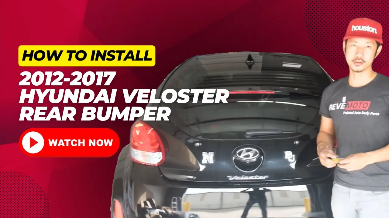 2014 Hyundai Veloster : Rear Bumper Painted
