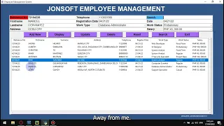 PYTHON Employee Management With Tkinter Tree View With MYSQL Source Code Jon Brayden Codes