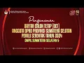 Download Lagu Daftar Calon Tetap Anggota DPRD Provinsi Dapil Sumatera Selatan 5 Pemilu Tahun 2024