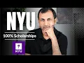 100 scholarship at NYU for INTERNATIONAL students