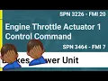 Replacing Throttle Actuator Cummins ISX Code SPN 3464 Fmi 7