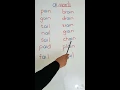 long a vowel sound ai words