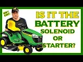 Lawn Tractor Won t Start And Clicks - Step By Step Repair