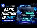Basic Functions in Dart Arabic Tutorial