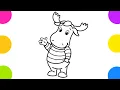 Drawing and Paint - TYRONE How to draw Tyrone from Backyardigans