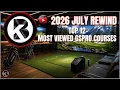 2026 July Rewind - Top 12 Most Viewed GSPro Courses
