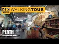 Fremantle Market Walking Tour in Perth Australia 4K 60fps