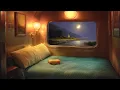 Night Train Ride w Vintage Oldies Music and Relaxing Train Sounds Cozy Sleeper Car Ambience