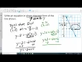 4 2 Writing Equations in Point-slope Form