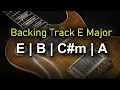 Lagu Rock Pop Backing Track E Major | 70 BPM | Guitar Backing Track
