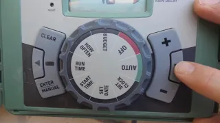Como programar un Orbit Timer Reloj de riego Modelo por Aspersion Orbit