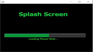 How to Create Splash screen in Java using Netbeans with source code JProgressbar