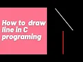 C-graphics3 How to draw line in C programming