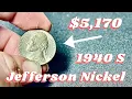 This Nickel Is Worth 5 170 1940 S Jefferson Nickel