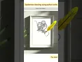 Spider man using python turtle