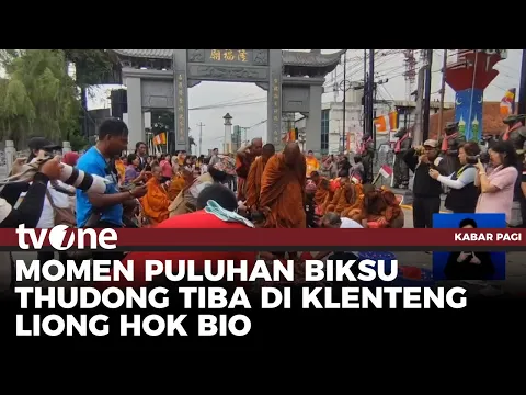 41 Biksu Tiba di Magelang untuk Menuju ke Borobudur