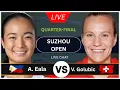 Download Lagu Alexandra Eala vs Viktorija Golubic | WTA 125 Suzhou 2025 Quarterfinals | Live Score \u0026 Chat Updates