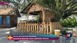 Brusque finaliza preparativos para a abertura oficial do Natal Encantado